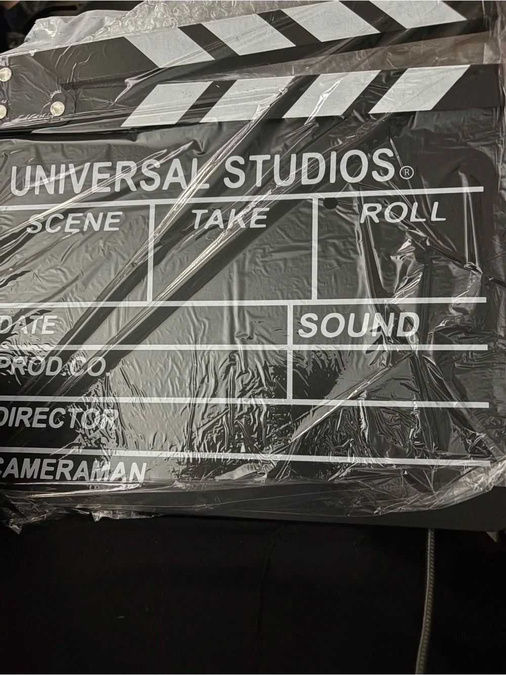Universal Black and White Film Clapperboard Party Prop